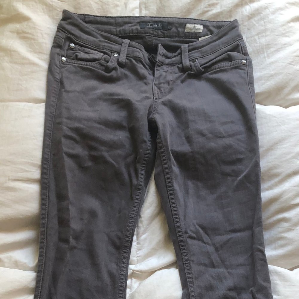 Level 99 gray pants, size 25
